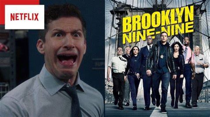 BROOKLYN NINE-NINE -- "Valloweaster" Episode 711 -- Pictured: (l-r) Andy Samberg as Jake Peralta, Andre Braugher as Ray Holt -- (Photo by: John P. Fleenor/NBC) BROOKLYN NINE-NINE -- "Valloweaster" Episode 711 -- Pictured: (l-r) Andy Samberg as Jake Peralta, Andre Braugher as Ray Holt -- (Photo by: John P. Fleenor/NBC)